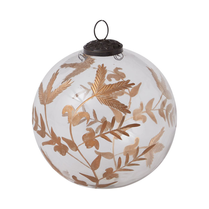 Ornements en boule, H 6 po x l 5,75 po x P 5,75 po