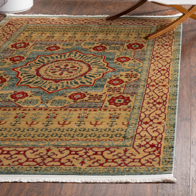 Ophelia Oriental Indoor Rug, Rectangle 4'1" x 6'1"