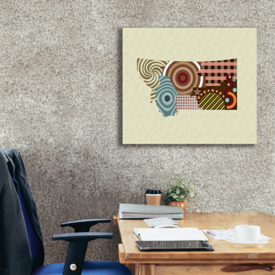 " Montana State Map " by Lanre Adefioyue