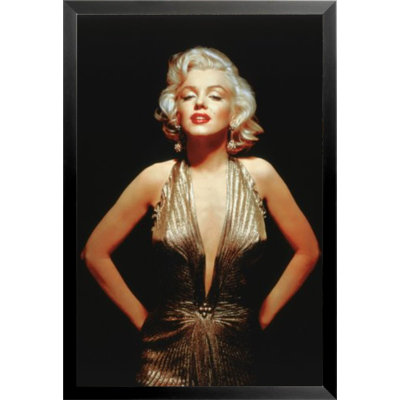 «Glamour Marilyn Monroe», reproduction de photo encadrée