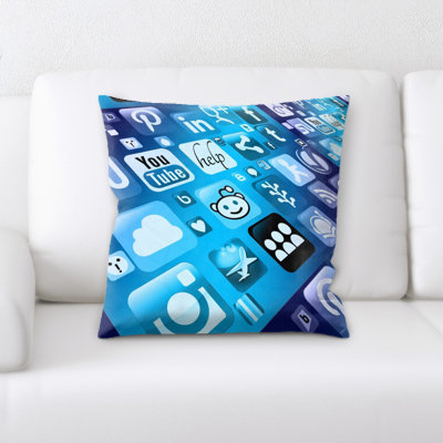 Microsuede Throw Pillow