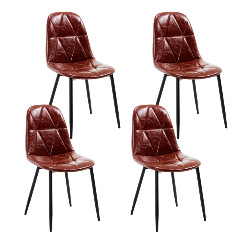 Chaises de salle à manger, chaises rembourrées, chaises de cuisine avec pieds en métal pour la cuisine et la salle à manger