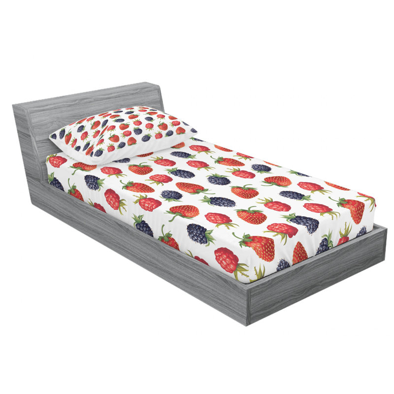 Microfiber Sheet Set, Twin Sheet Set with Fitted Sheet