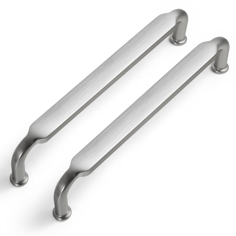 Barre centrale / poignée multi-paquets, Nickel brossé, 5