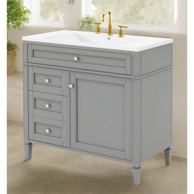 Meuble-lavabo moderne 36 "avec lavabo supérieur