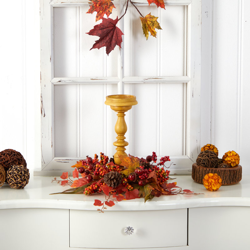 Maple Leaf Candelabrum Arrangement