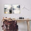 Sunlit Birds over Lake par JJ Design House LLC - 2 pièces, impression-104440278-104440280