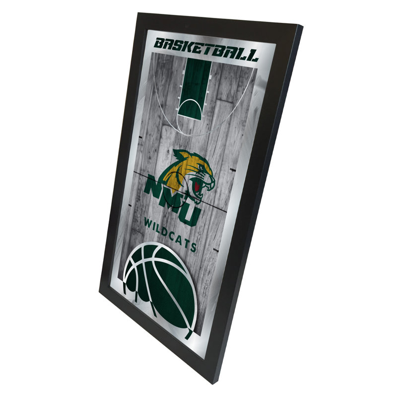 « basket mirror », impression encadrée NCAA, Northern Michigan