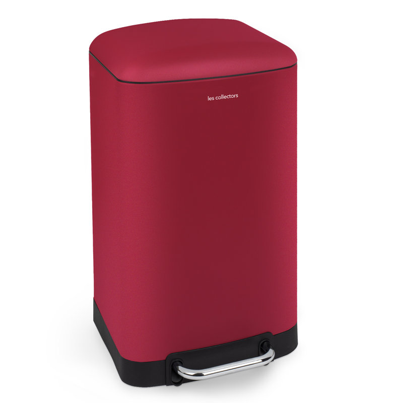 Abfalleimer mit Fußpedal, Red, 40 L