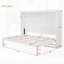 Lit escamotable peu encombrant avec tablettes intégrées, parfait pour les petits appartements et les chambres d'amis
