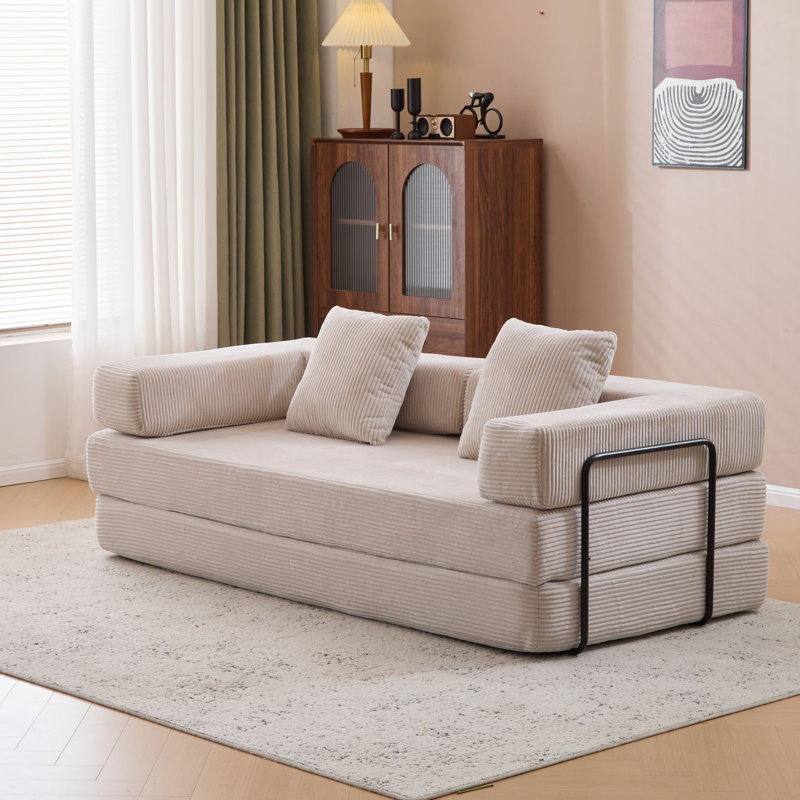 Convertible Sleeper Sofa - Foldable Floor Couch