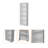 Sutton 4 Shelves Bookcase With Modern Storage Shelves-798474354