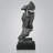 Abstract Thinker Sculpture – Metal