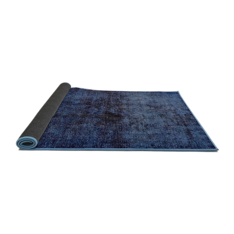Tapis abstrait moderne de 1977, Rond 6 pi