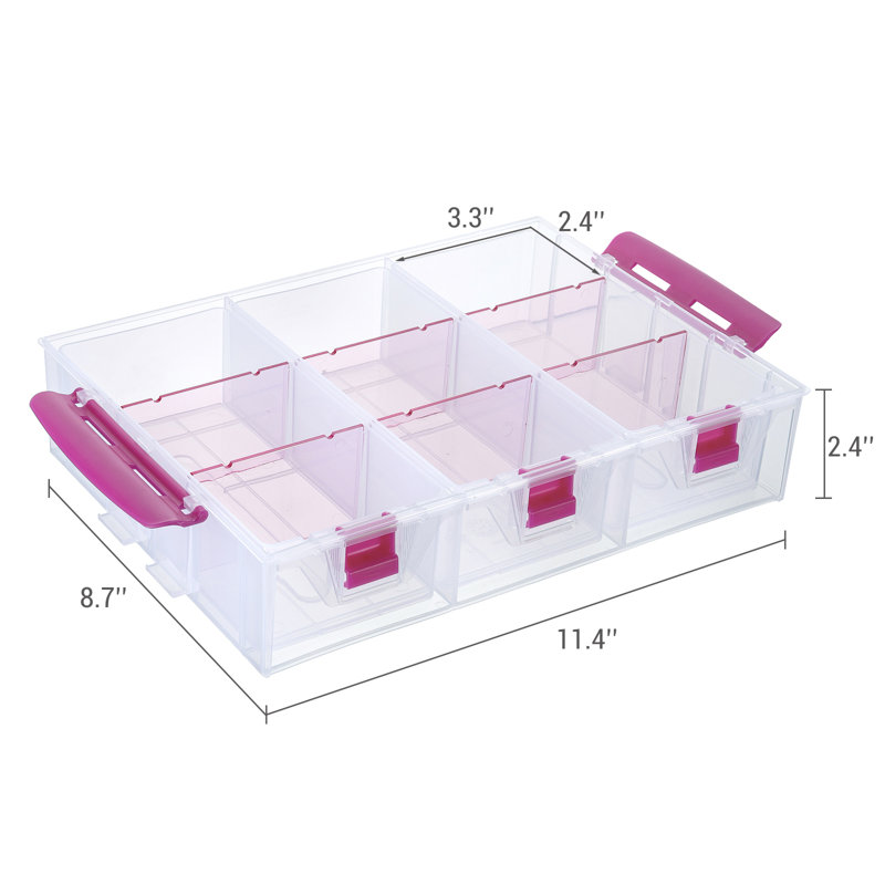 Plastic Stackable  Desk Organiser with Drawers