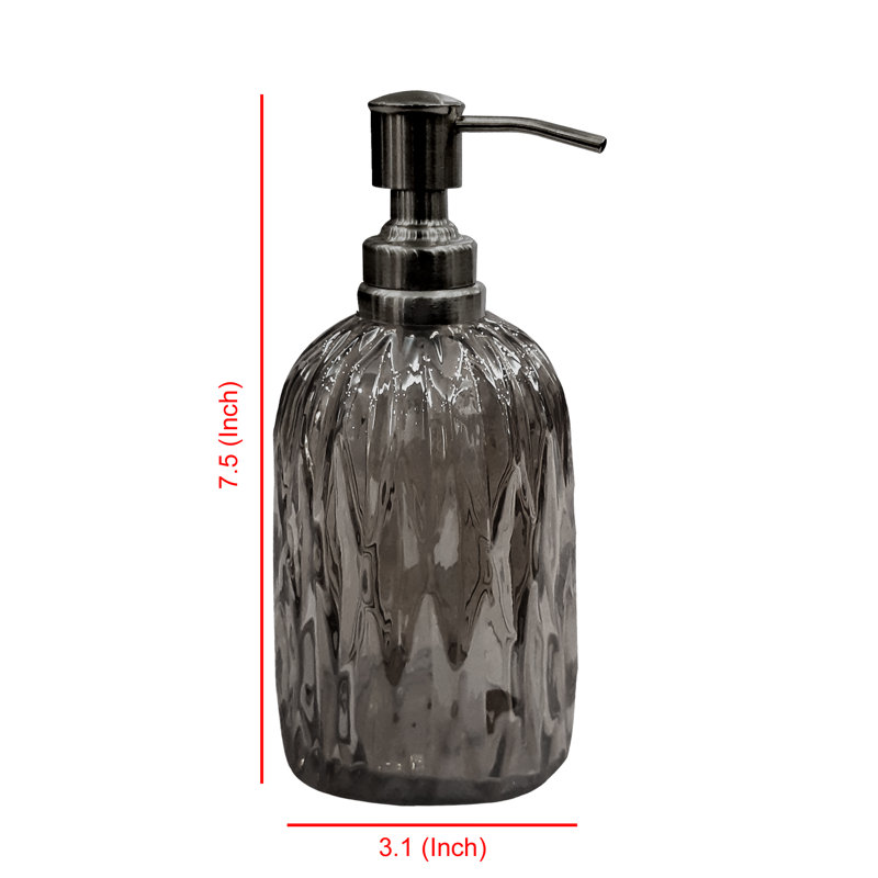 Glacier Bathroom Accessory, Smoke/Black