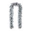 9Ft Pre-Lit Snow Flocked Greenery Pine Christmas Garland With Lights And Timer