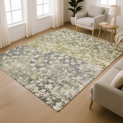 Tapis abstrait lavable à la machine de qualité supérieure Mayfield
