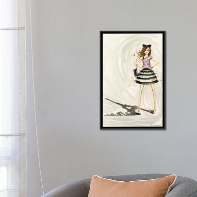 « horizon shadows series : paris », peinture sur toile tendue