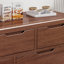 Armoire d'appoint en bois massif brun noisette-51801673-51801674