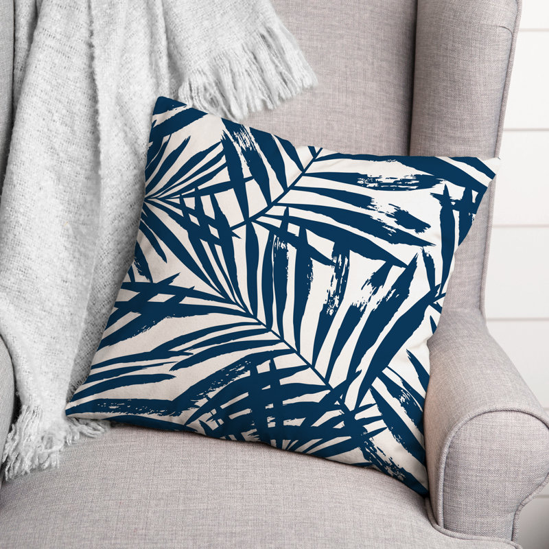 Floral Outdoor Throw Pillow