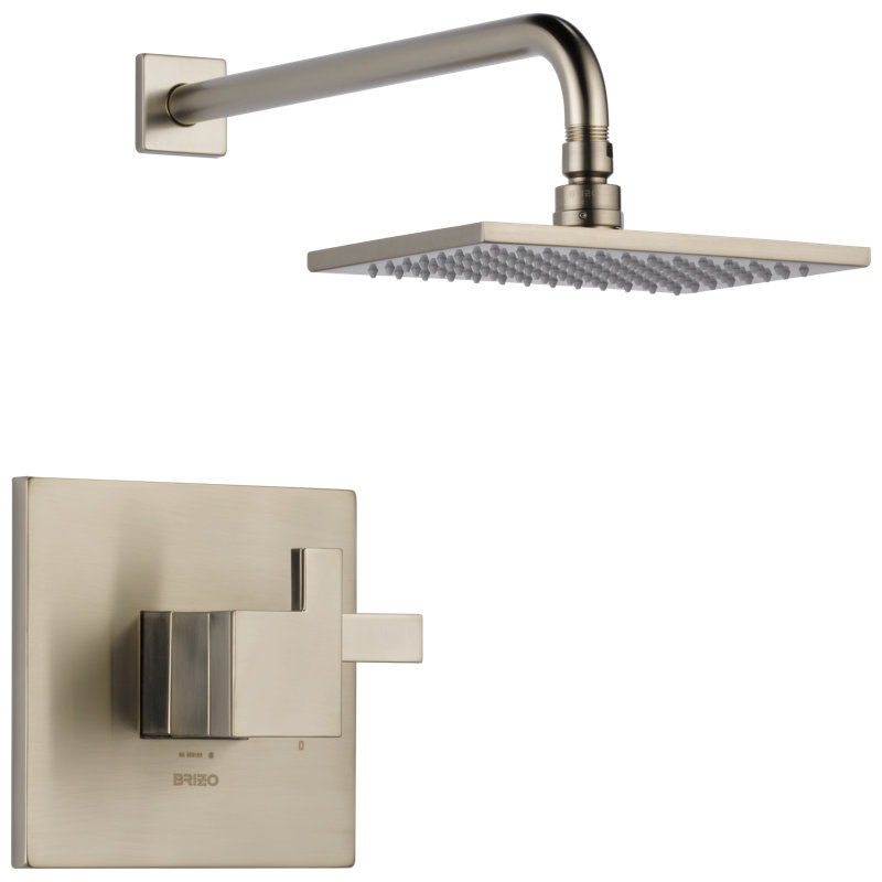 Siderna® Thermostatic Shower Faucet, Brushed Nickel, 1.75