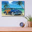 Art mural en verre Dovecove «Blue Lagoon» par Scott Westmoreland-359774738