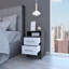 Table de chevet (table de chevet), table de bout, plateau de table d'appoint, deux tiroirs-414238446