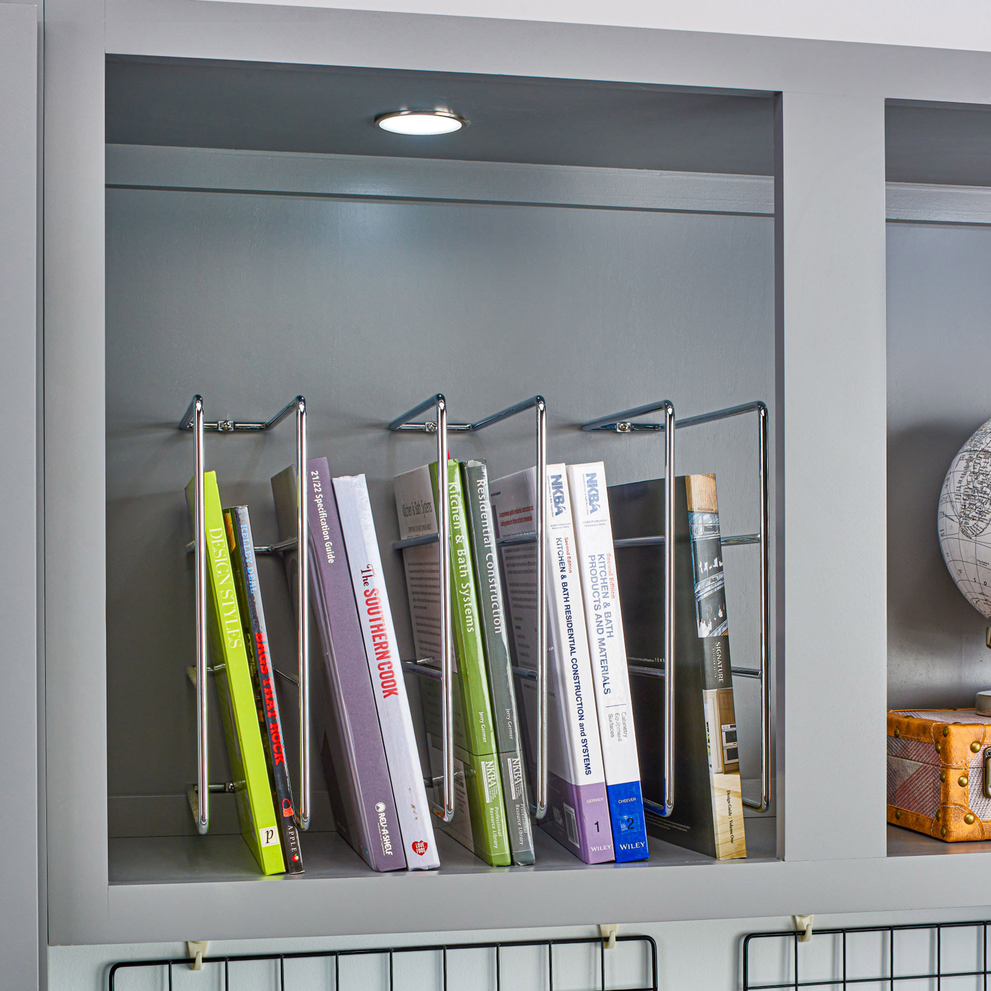 RevAShelf UShaped Bakeware Divider Organizer, Chrome