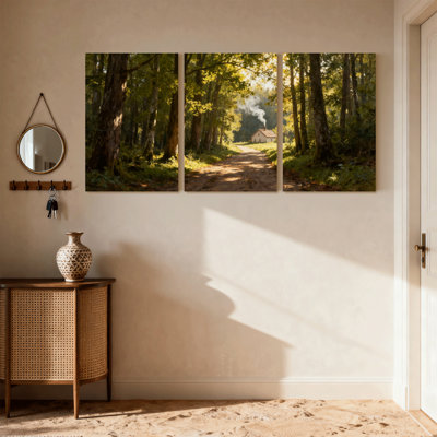 Ensemble de 3 reproductions d'art sur toile