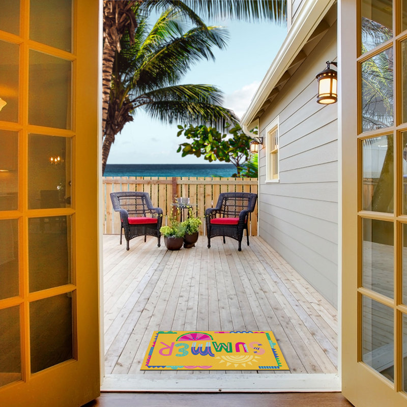 Tapis d'accueil intérieur / extérieur Summer Vibes
