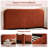 Reigen Curved Headboard Upholstered Platform Bed With Soft Rounded Corners,Rust Red,King-148850686-148850675