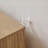 Vertical Stripe Buffet Cabinet with Storage,Curved Wave Design-1301077714