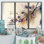 «Pink and Plum Cherry Blossom Branch I», ensemble de 3 reproductions sur toile