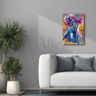 'Lfe' by Justin Copeland, Canvas Wall Art