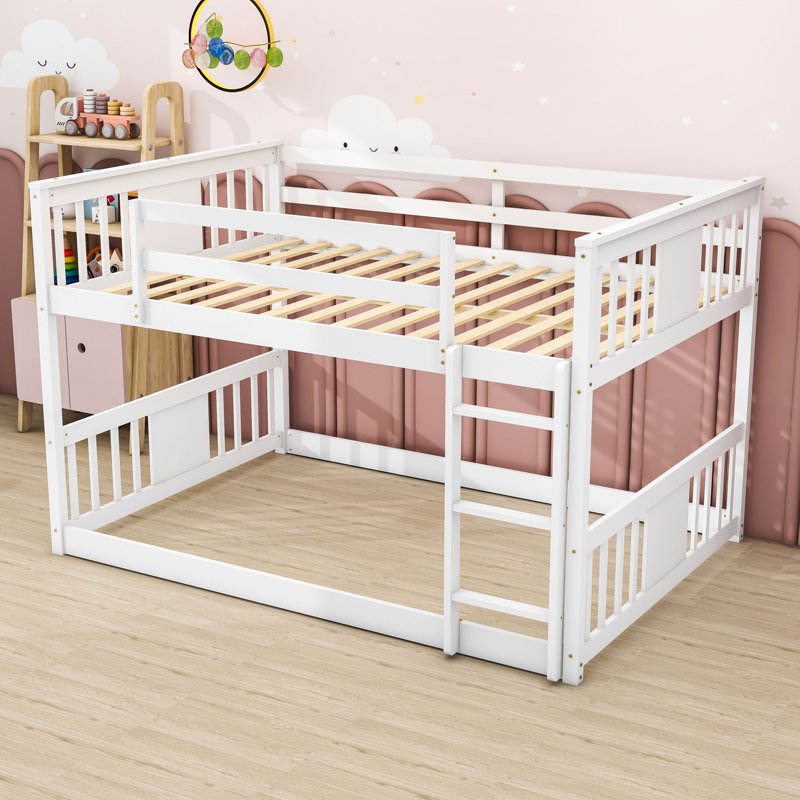 Ellisha Kids Full Over Full Bunk Bed, White