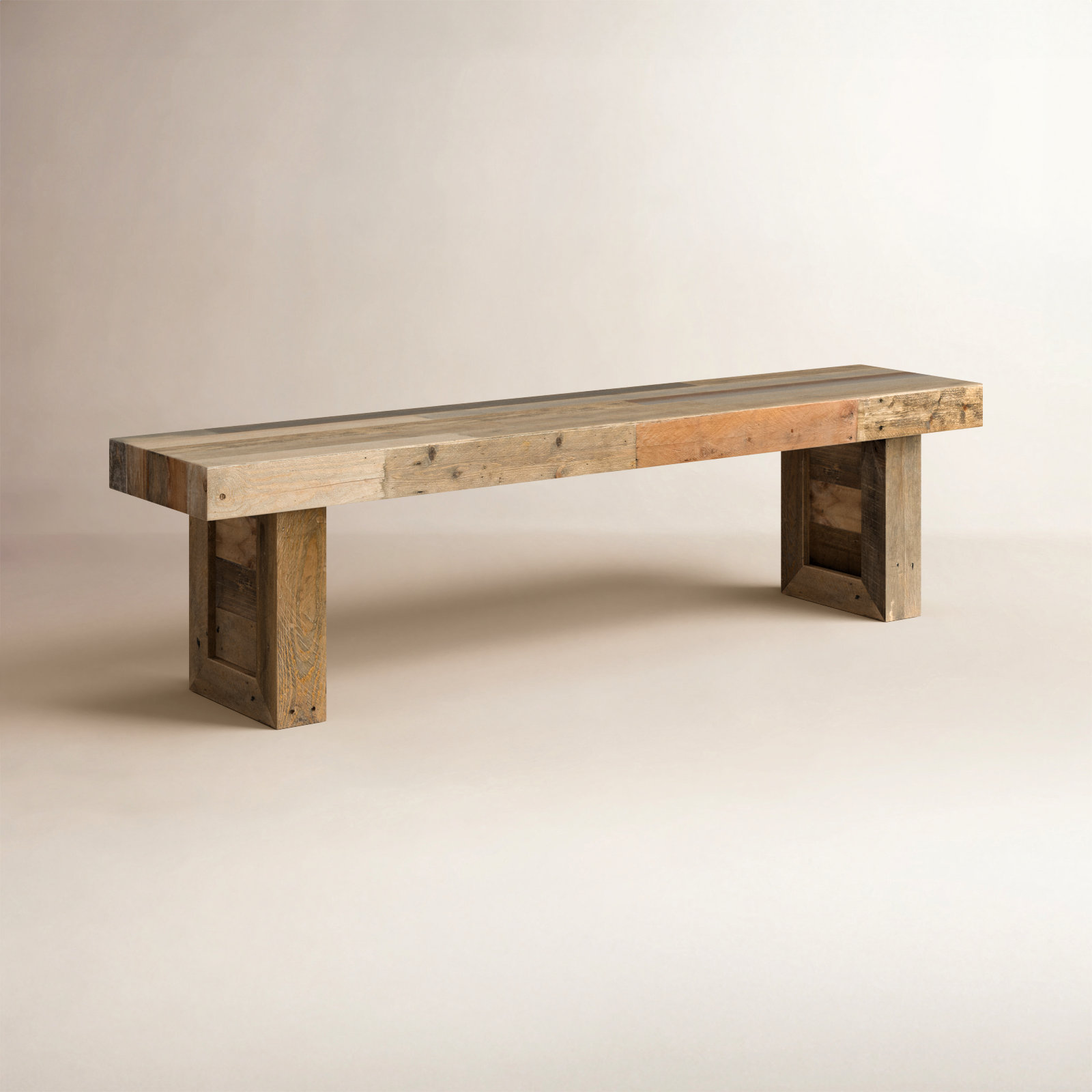 Lafond Bench, Natural, 18" H x 71" W x 15" D