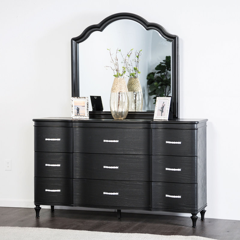 Commode Melodi Parc Glam, noir, Noir