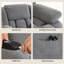 104 cm Wide Velvet Lift Assist Recliner