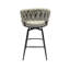 Ensemble de 4 chaises rembourrées pivotantes avec accoudoirs-939804705-939804706