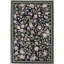 Hand-Knotted High-Quality Black Area Rug