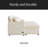 Comfortable Fluffy Corduroy Lazy Sofa, Storage Space For Big Loveseat, Super Soft Chaise Lounge With Double Ottomans And Table Board,Suitable For Chailiving-894641440