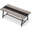 Table de conférence rectangulaire moderne pour 6 à 8 personnes, bureau de direction avec structure en métal durable, grande surface de travail pour la réunion du conseil et la collaboration d'équipe-2050662208-2050662222