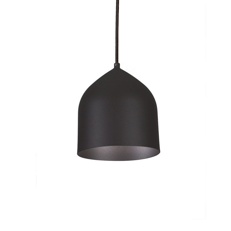 Luminaire suspendu simple à 1 lumière Helena, Noir