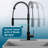 22.875 In. X 23.5 In. 19 Gallon Thermoplastic Utility Sink Set With High-Arc Coil Pull-Down Faucet-59271806-59271809