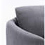 Chaise en lin gris
