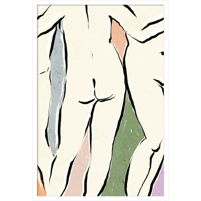 In The Bathhouse by Treechild  Wood Framed Wall Art Print