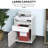 Modern Mobile Storage Cabinet Organizer With Drawer