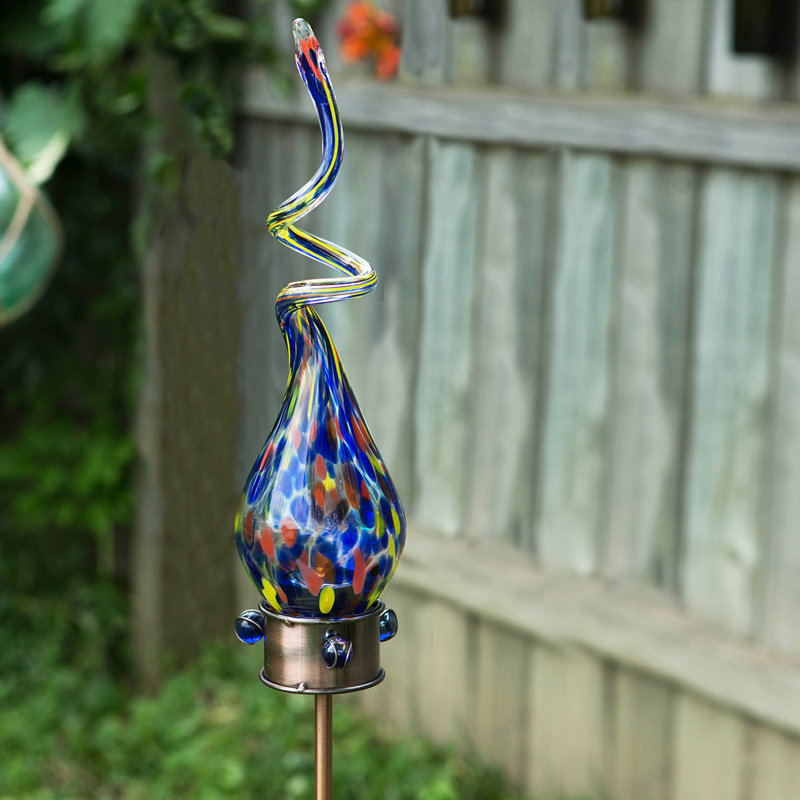 Bacajol Weather Resistant Abstract Garden Stake