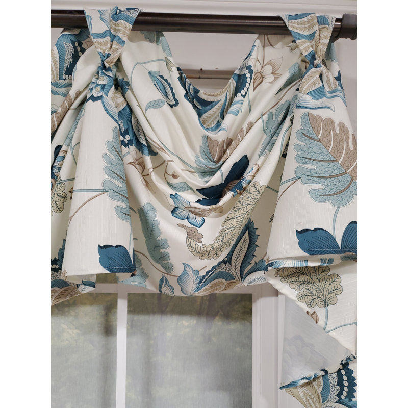 Floral Swag Window Valance